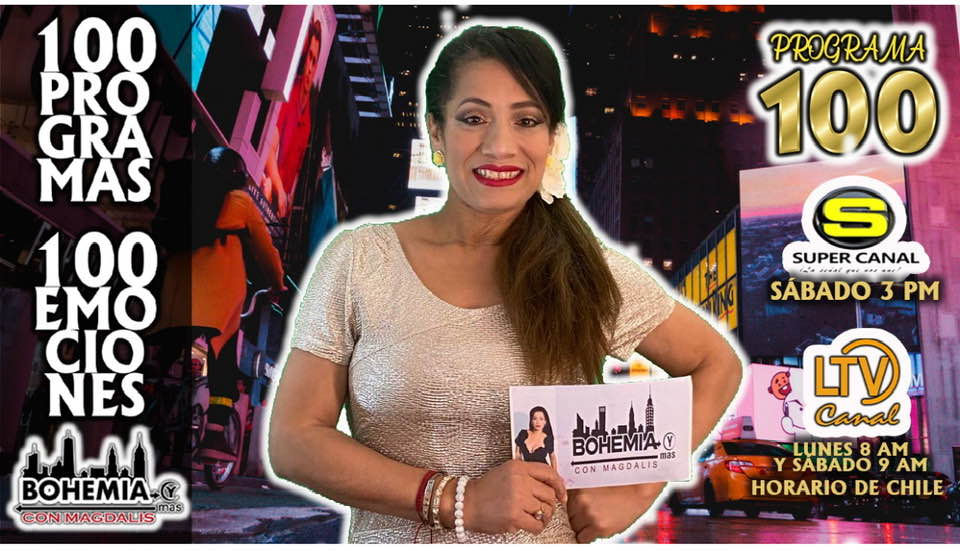 Bohemia y más con Magdalis ESPECIAL 100 PROGRAMAS, 100 EMOCIONES