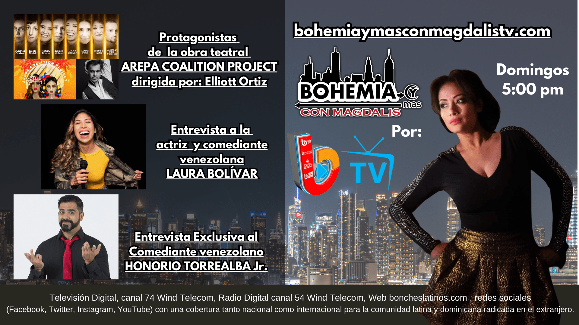 Bohemia y más con Magdalis Programa 150