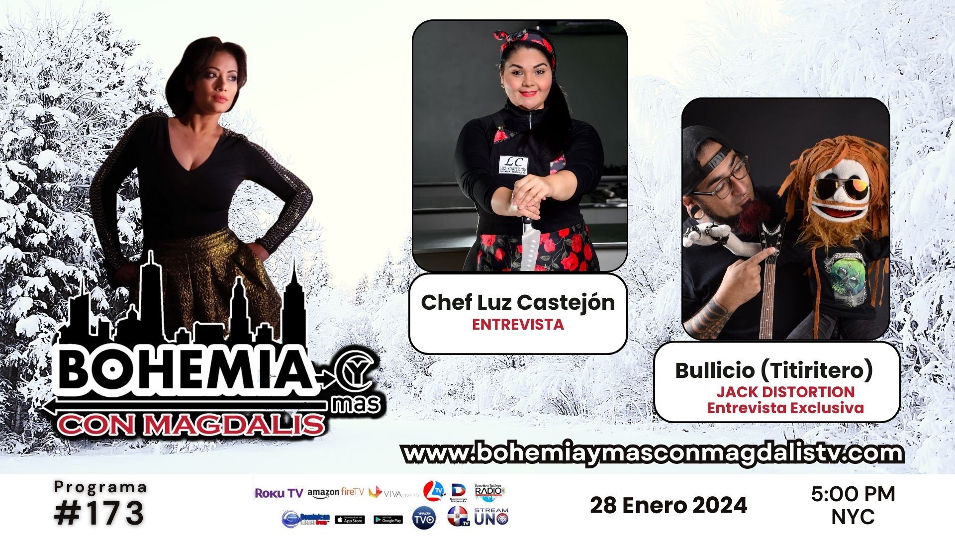 PROGRAMA 173 BOHEMIA Y MÁS CON MAGDALIS