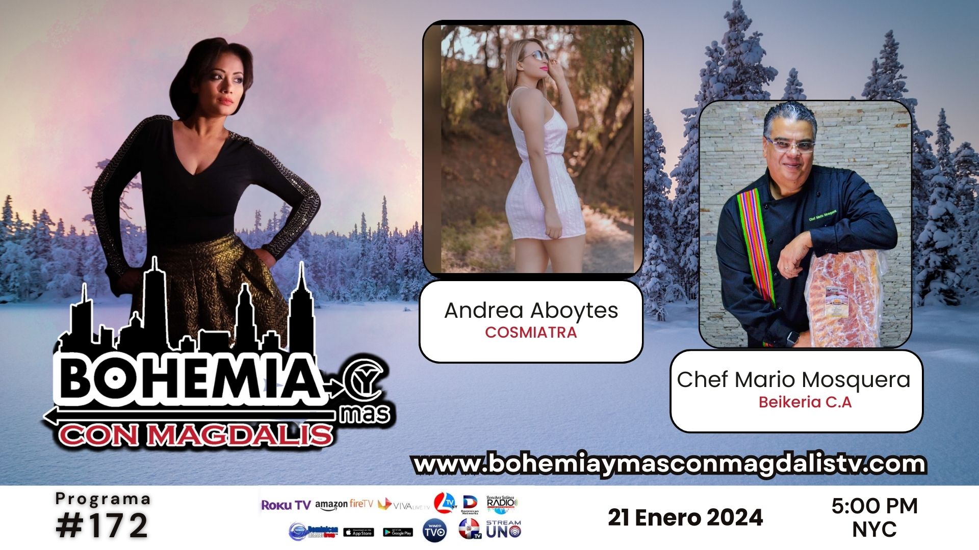 PROGRAMA 172 BOHEMIA Y MÁS CON MAGDALIS