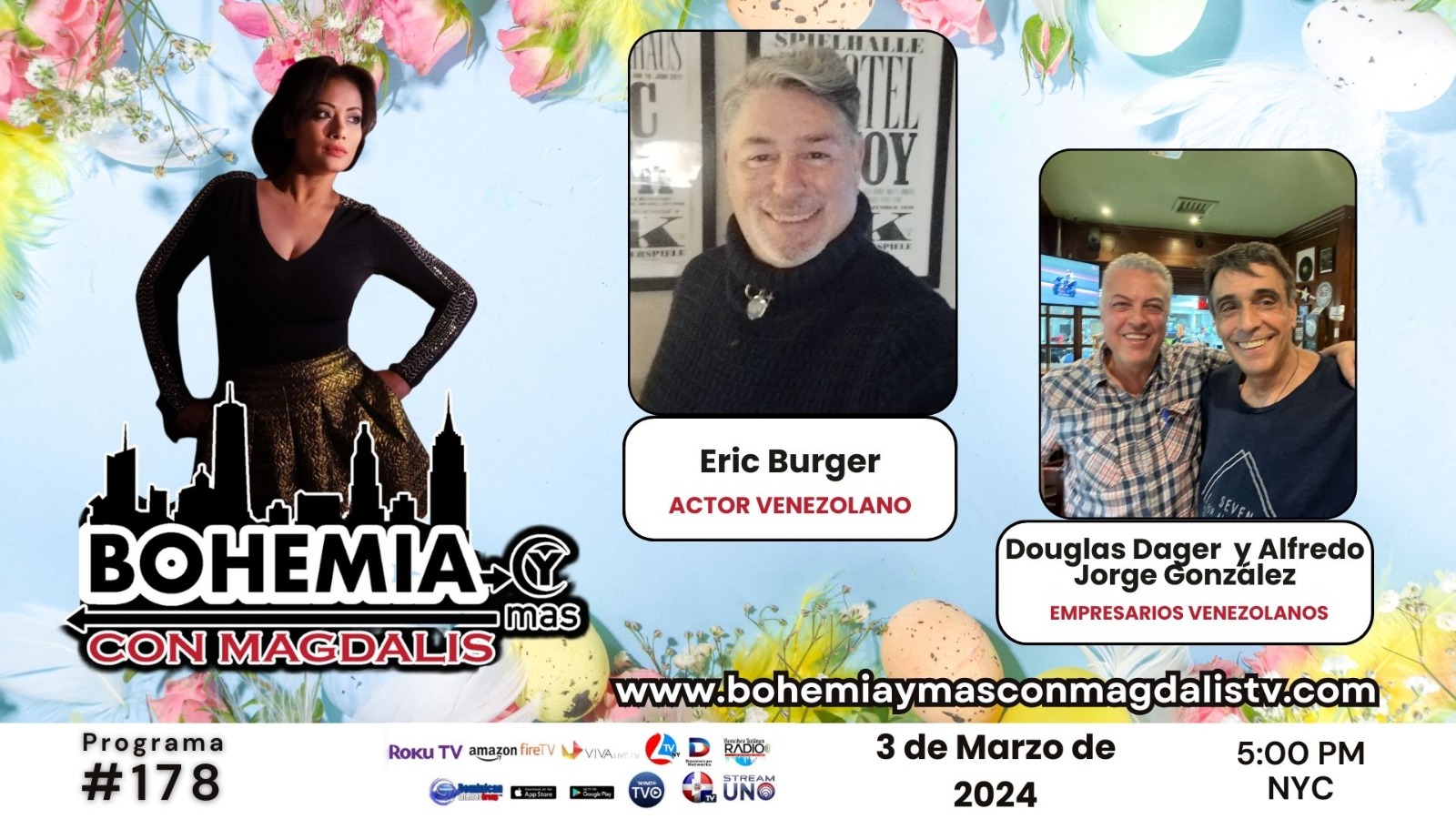 PROGRAMA 178 BOHEMIA Y MÁS CON MAGDALIS