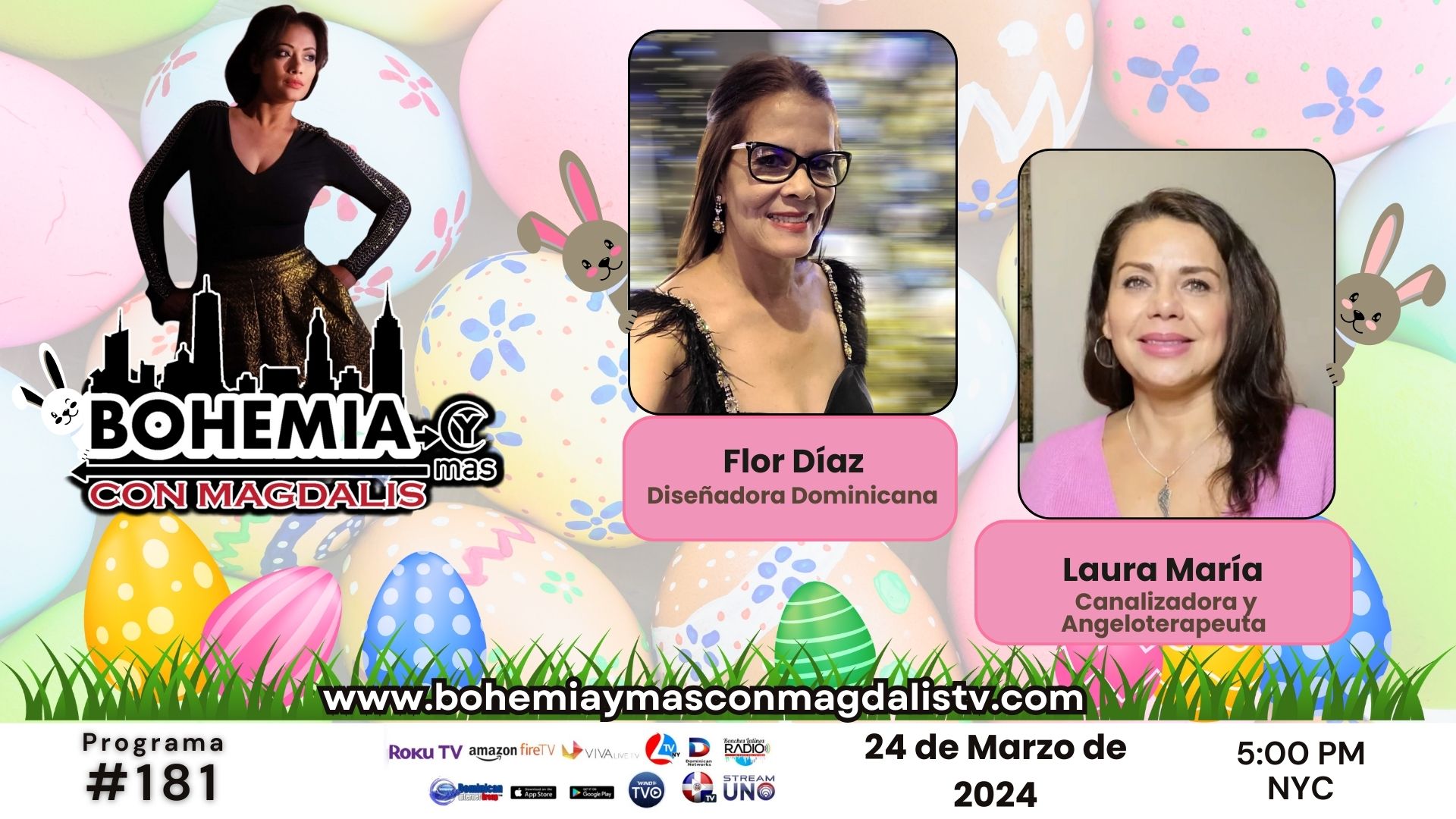 PROGRAMA 181 BOHEMIA Y MÁS CON MAGDALIS