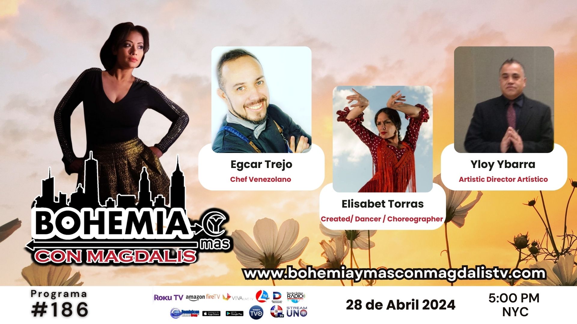 PROGRAMA 186 BOHEMIA Y MÁS CON MAGDALIS