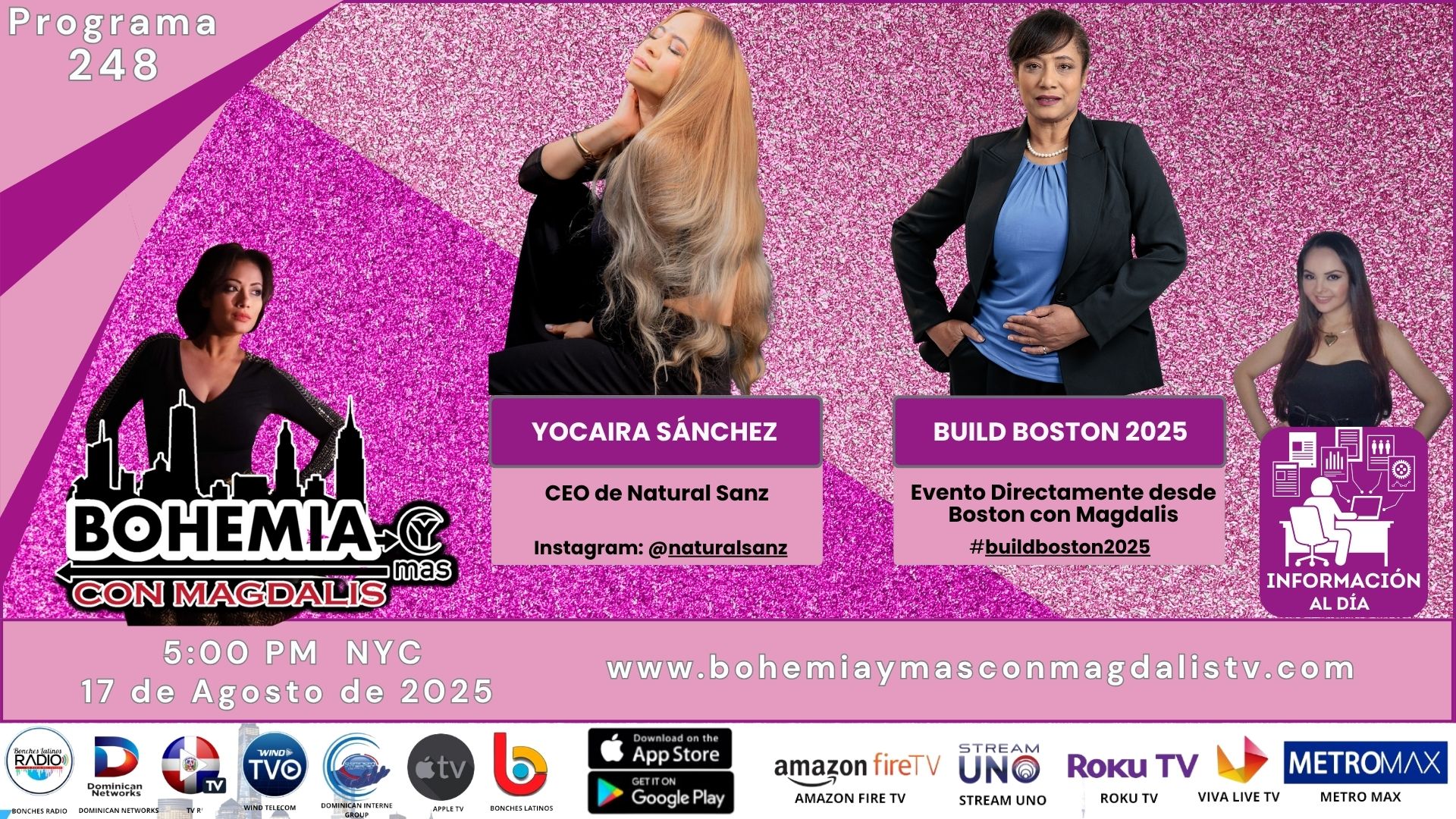 PROGRAMA 248 BOHEMIA Y MÁS CON MAGDALIS