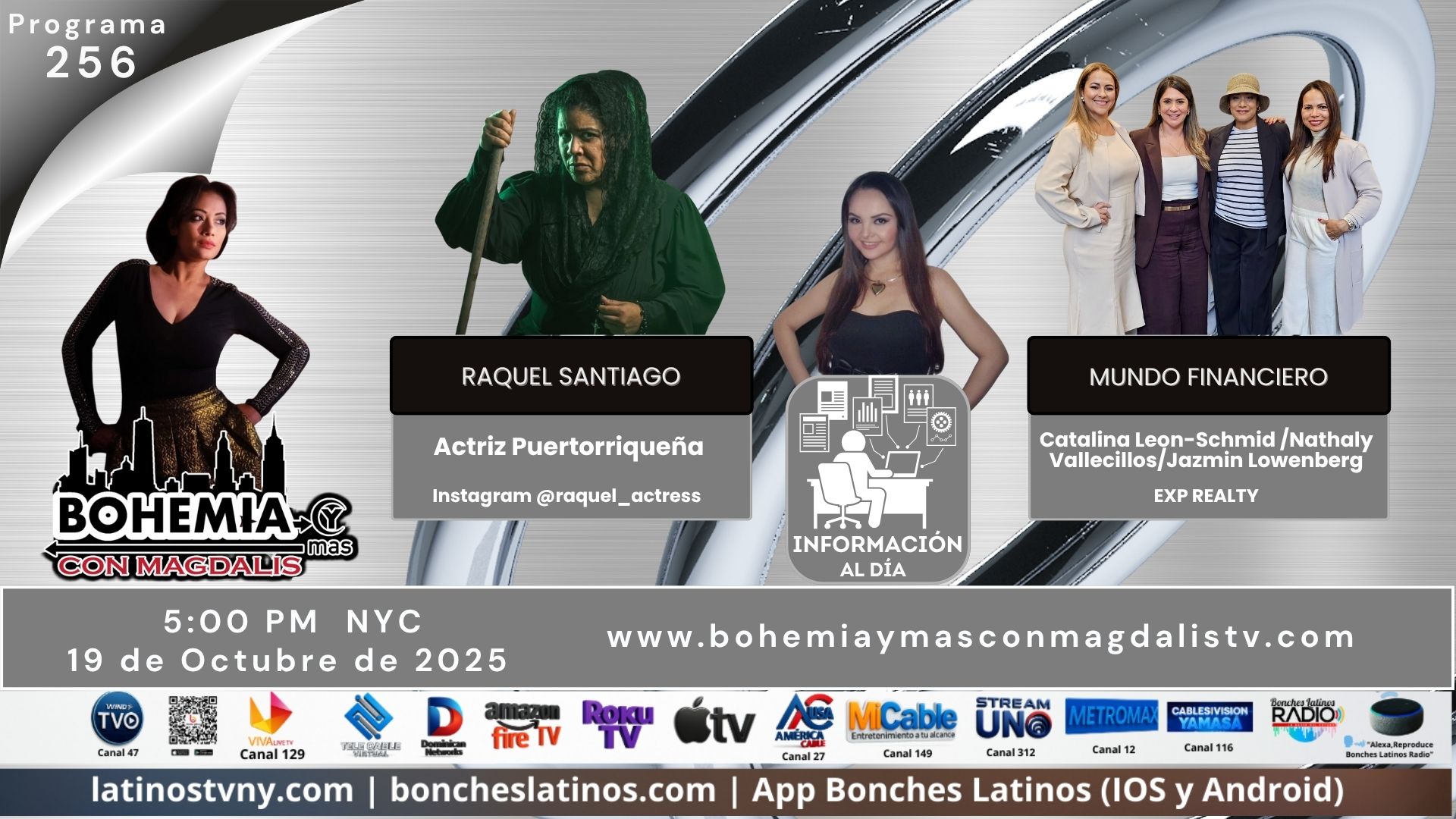 PROGRAMA 256 BOHEMIA Y MÁS CON MAGDALIS