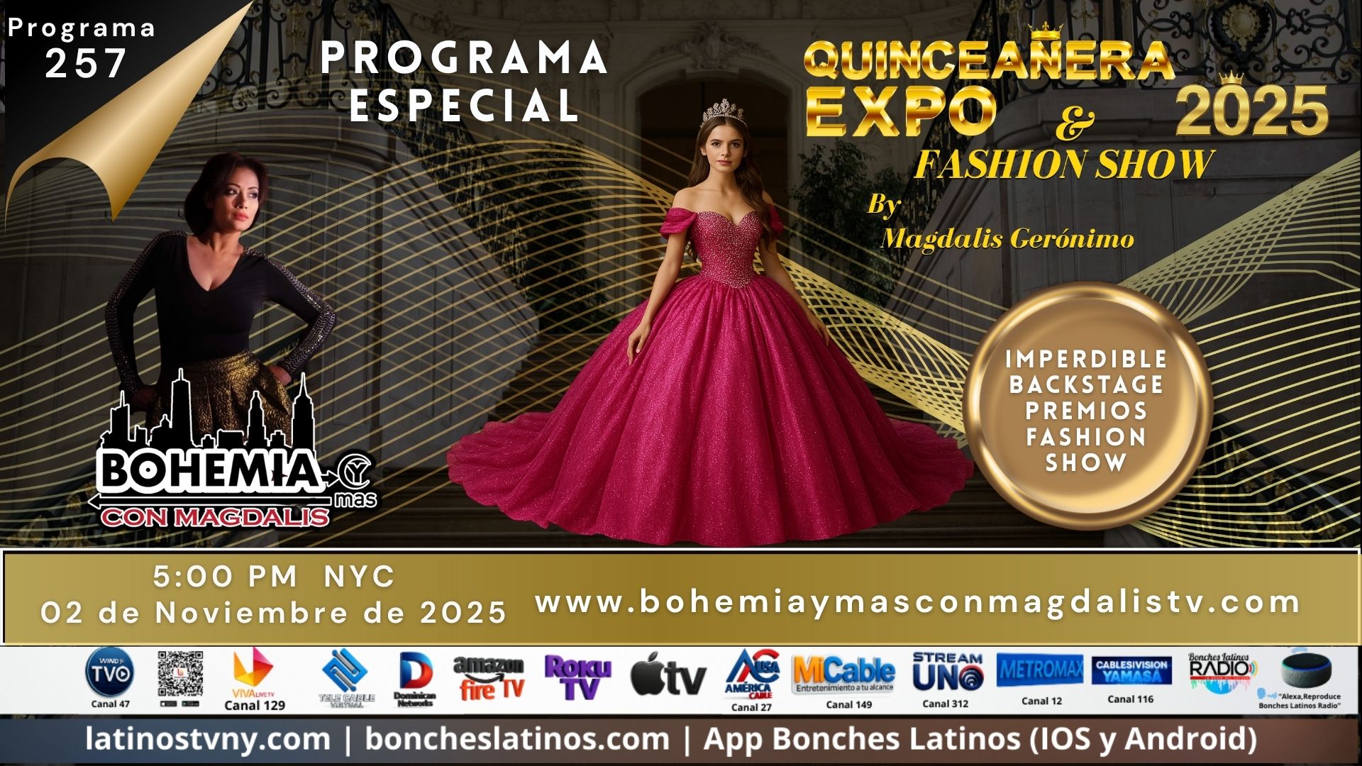 PROGRAMA 257 BOHEMIA Y MÁS CON MAGDALIS