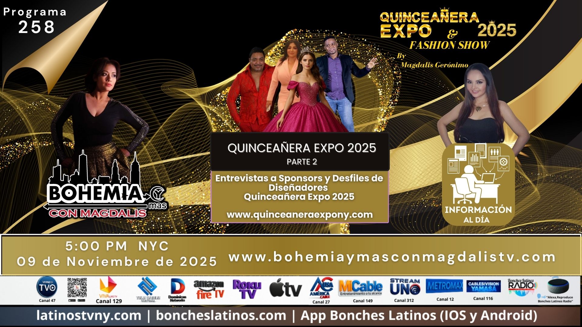 PROGRAMA 258 BOHEMIA Y MÁS CON MAGDALIS