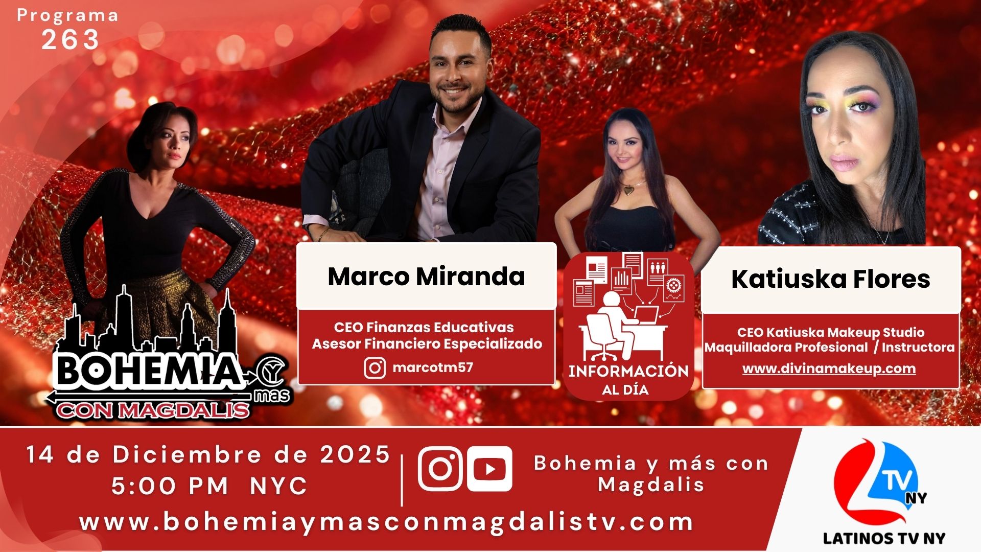 PROGRAMA 263 BOHEMIA Y MÁS CON MAGDALIS