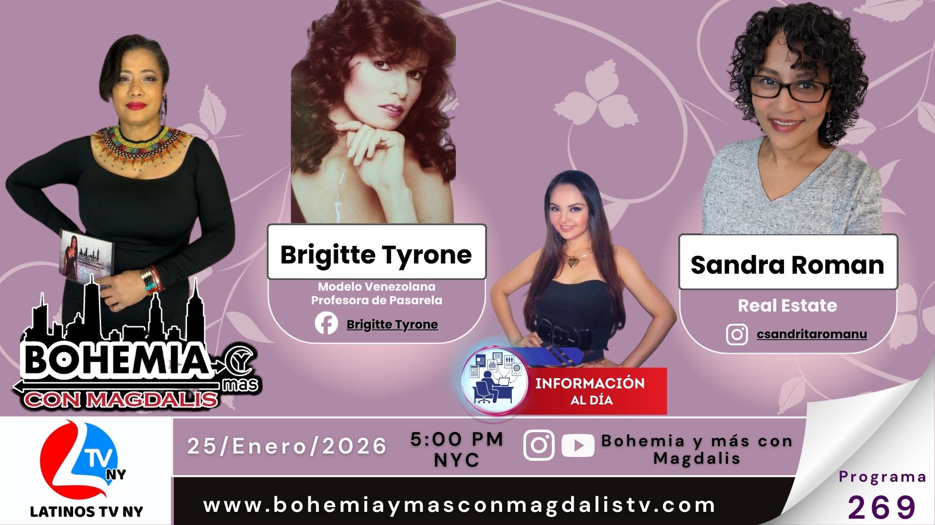 PROGRAMA 269 BOHEMIA Y MÁS CON MAGDALIS