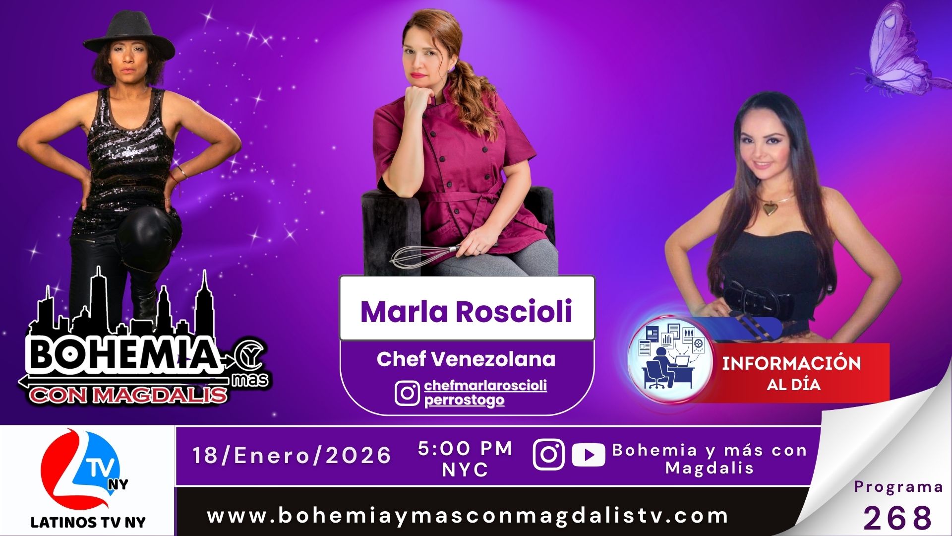 PROGRAMA 268 BOHEMIA Y MÁS CON MAGDALIS