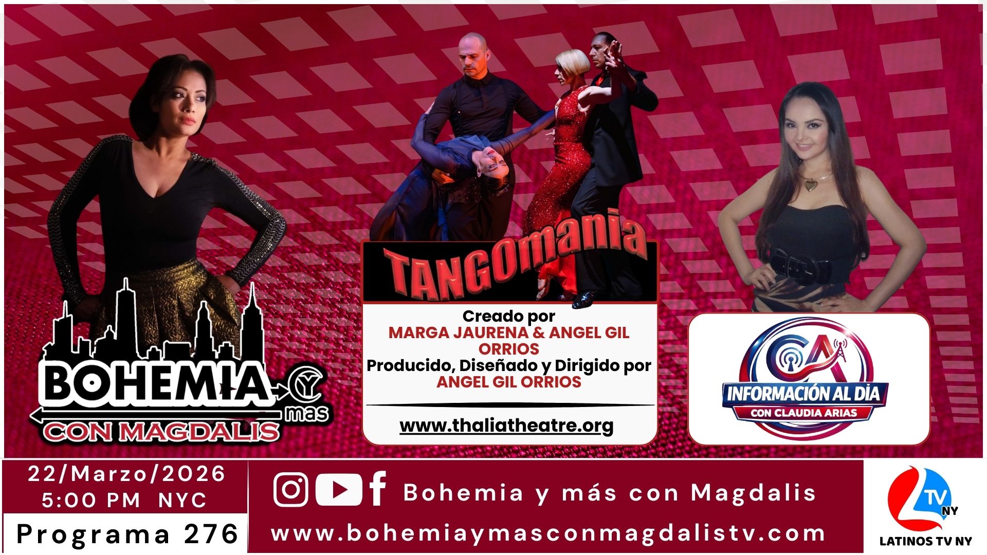 PROGRAMA 276 BOHEMIA Y MAS CON MAGDALIS