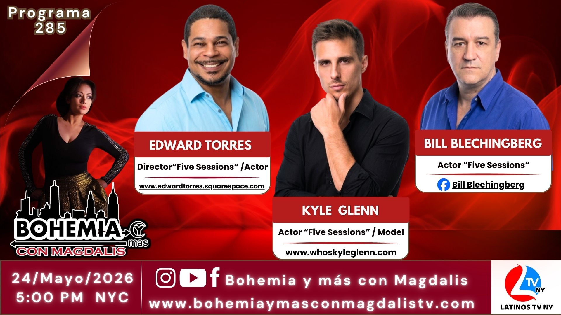 PROGRAMA 285 BOHEMIA Y MÁS CON MAGDALIS