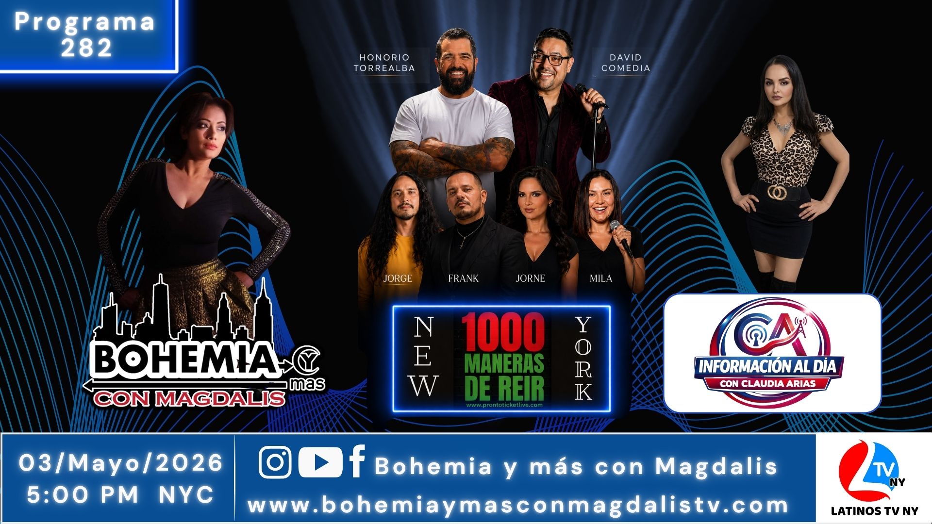PROGRAMA 282 BOHEMIA Y MÁS CON MAGDALIS