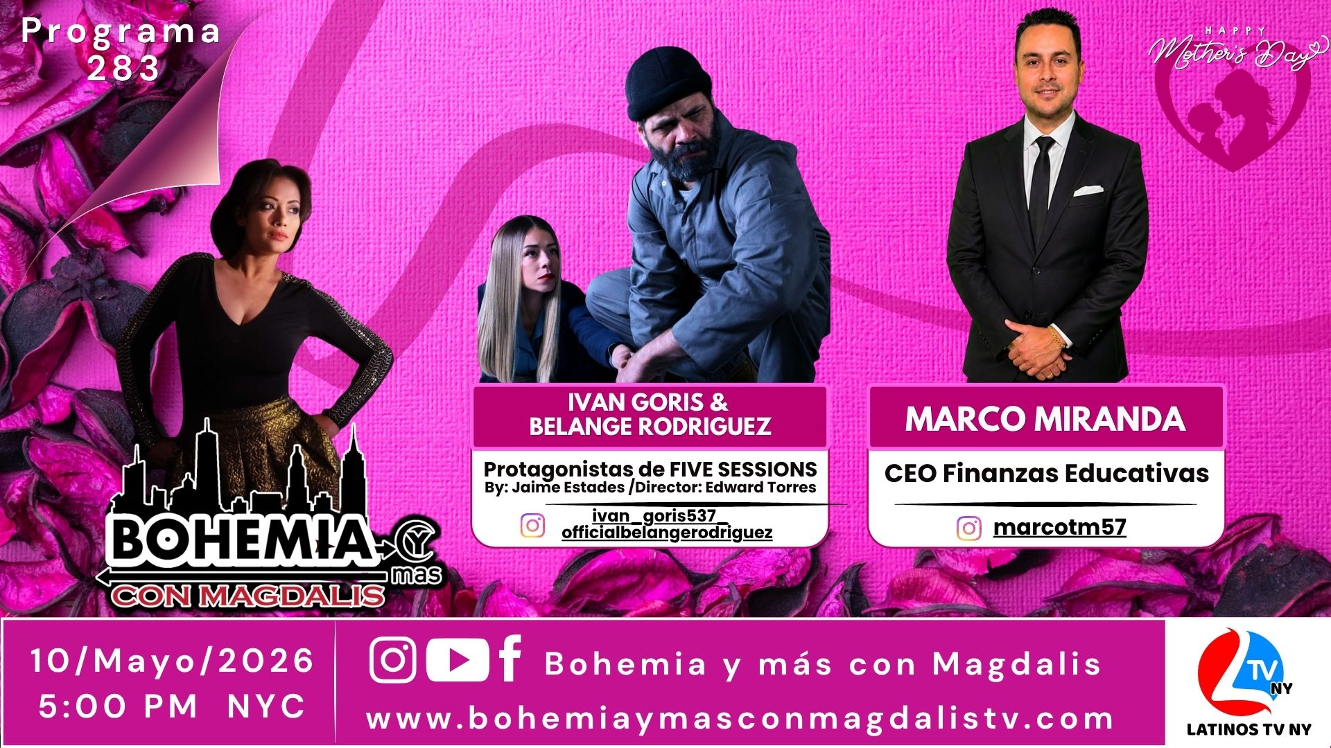 PROGRAMA 283 BOHEMIA Y MÁS CON MAGDALIS