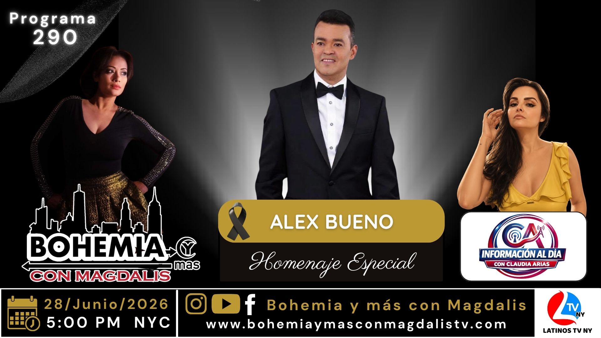 PROGRAMA 290 BOHEMIA Y MÁS CON MAGDALIS